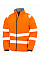 Fluoresent Orange Recycled Printable Safety Softshell