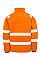 Fluoresent Orange Recycled Printable Safety Softshell