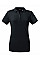 Black Ladies' Tailored Stretch Polo