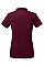 Burgundy Ladies' Tailored Stretch Polo