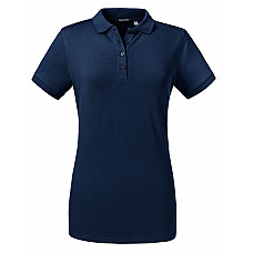 French Navy Ladies' Tailored Stretch Polo