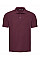 Burgundy Men's Tailored Stretch Polo