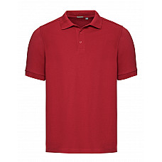 Classic Red Men's Tailored Stretch Polo