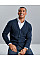 Black Men's V-Neck Knitted Cardigan