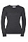 Charcoal Marl Ladies' Crew Neck Knitted Pullover