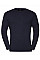 French Navy Men's Crew Neck Knitted Pullover