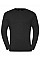 Black Men's Crew Neck Knitted Pullover