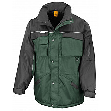 Bottle Green/Black Heavy Duty Combo Coat