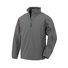 Grey Recycled 2-Layer Printable Junior & Youth Softshell Jacket