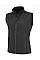 Black Ladies' Recycled 2-Layer Printable Softshell Bodywarmer