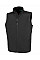 Black Men's Recycled 2-Layer Printable Softshell Bodywarmer