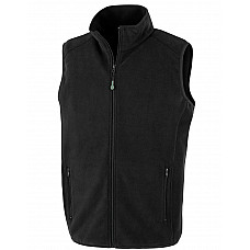 Black Recycled Unisex Fleece Polythermic Bodywarmer