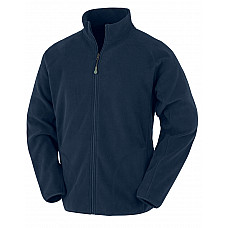 Navy Recycled Microfleece Jacket