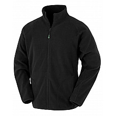 Black Recycled Microfleece Jacket