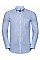 Oxford Blue Men's Long Sleeve Tailored Button-Down Oxford Shirt