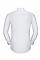 White Men's Long Sleeve Tailored Button-Down Oxford Shirt