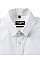 White Men's Long Sleeve Tailored Button-Down Oxford Shirt