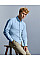 White Men's Long Sleeve Tailored Button-Down Oxford Shirt