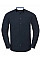 Bright Navy/Oxford Blue/White Men's Long Sleeve Tailored Contrast Ultimate Stretch Shirt 