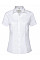 White Ladies' Short Sleeve Tailored Coolmax® Shirt