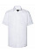 White Men's Short Sleeve Tailored Coolmax® Shirt