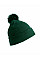 Bottle Green Junior Pom Pom Beanie