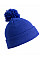 Royal Blue Junior Pom Pom Beanie