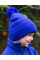 Purple Junior Pom Pom Beanie