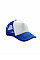 Royal Blue/White Detroit 1/2 Mesh Truckers Cap