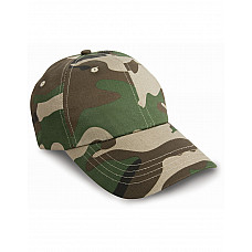 Camo Cotton Drill Pro-Style Cap