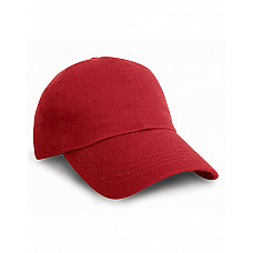 Red Cotton Drill Pro-Style Cap