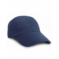 Navy Low Profile Brushed Cotton Cap