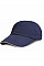 Navy/White Low Profile Heavy Brushed Cotton Cap with Sandwich Peak