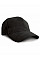 Black Pro-Style Brushed Cotton Cap