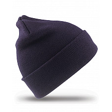 Navy Junior Woolly Ski Hat