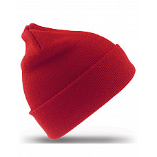 Red Junior Woolly Ski Hat