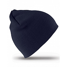 Navy Pull On Soft Feel Acrylic Hat