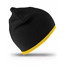 Black/Yellow Reversible Fashion Fit Hat