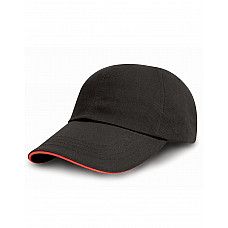 Black/Red Printers/Embroiderers Cap