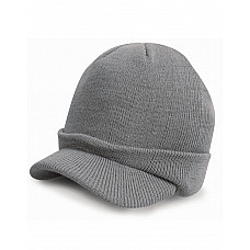 Cool Grey Esco Army Knitted Hat