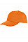 Orange Houston 5-Panel Printers Cap