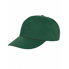 Bottle Green Houston 5-Panel Printers Cap