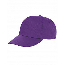 Purple Houston 5-Panel Printers Cap