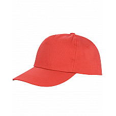 Red Houston 5-Panel Printers Cap