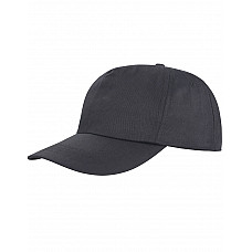 Black Houston 5-Panel Printers Cap