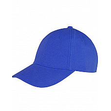 Azure Blue Memphis 6 Panel Brushed Cotton Low Profile Cap