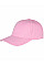 Pink Memphis 6 Panel Brushed Cotton Low Profile Cap