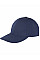 Navy Memphis 6 Panel Brushed Cotton Low Profile Cap