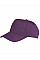 Purple Boston 5-Panel Printers Cap