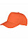 Orange Boston 5-Panel Printers Cap